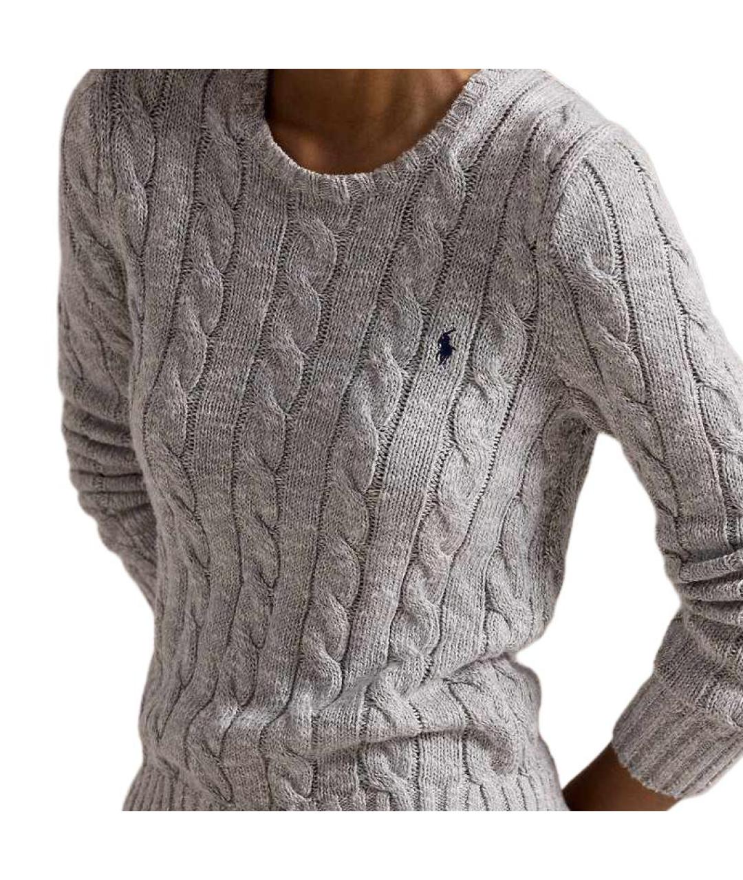 POLO RALPH LAUREN Серый джемпер / свитер, фото 5
