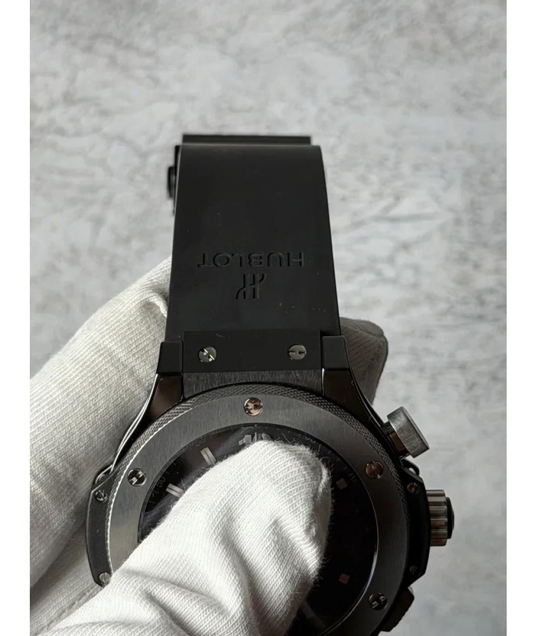 HUBLOT Черные керамические часы, фото 6