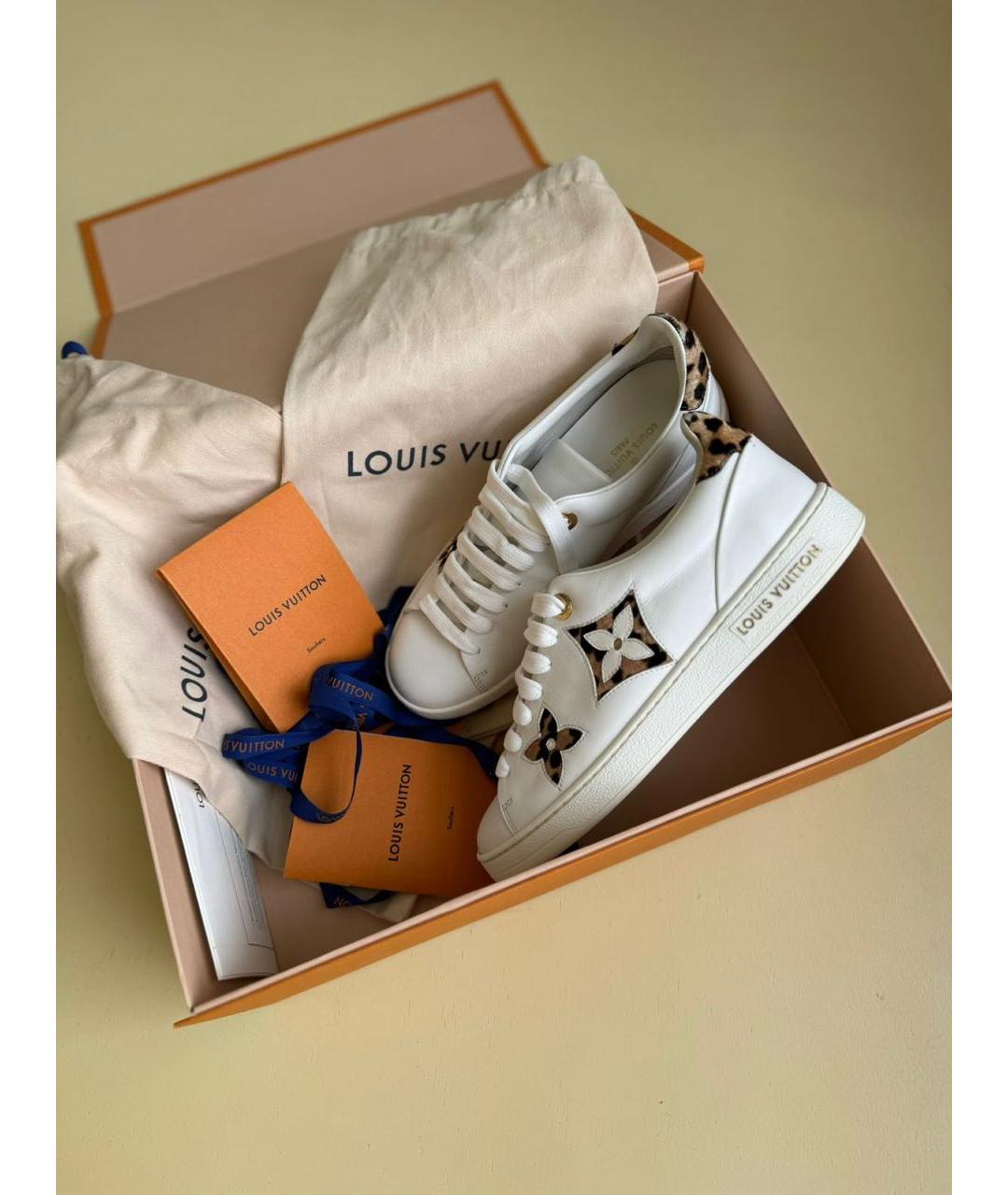 LOUIS VUITTON Белые кеды, фото 3