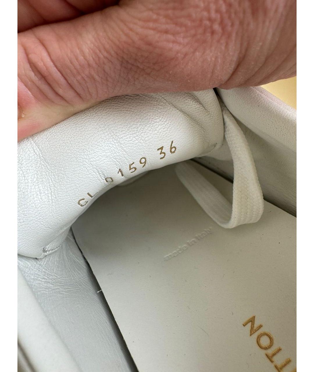 LOUIS VUITTON Белые кеды, фото 7