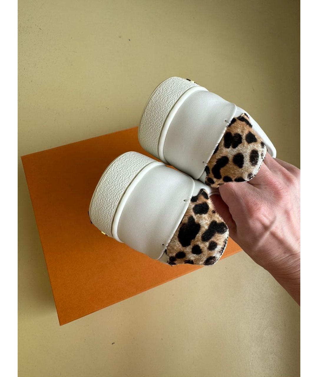 LOUIS VUITTON Белые кеды, фото 5