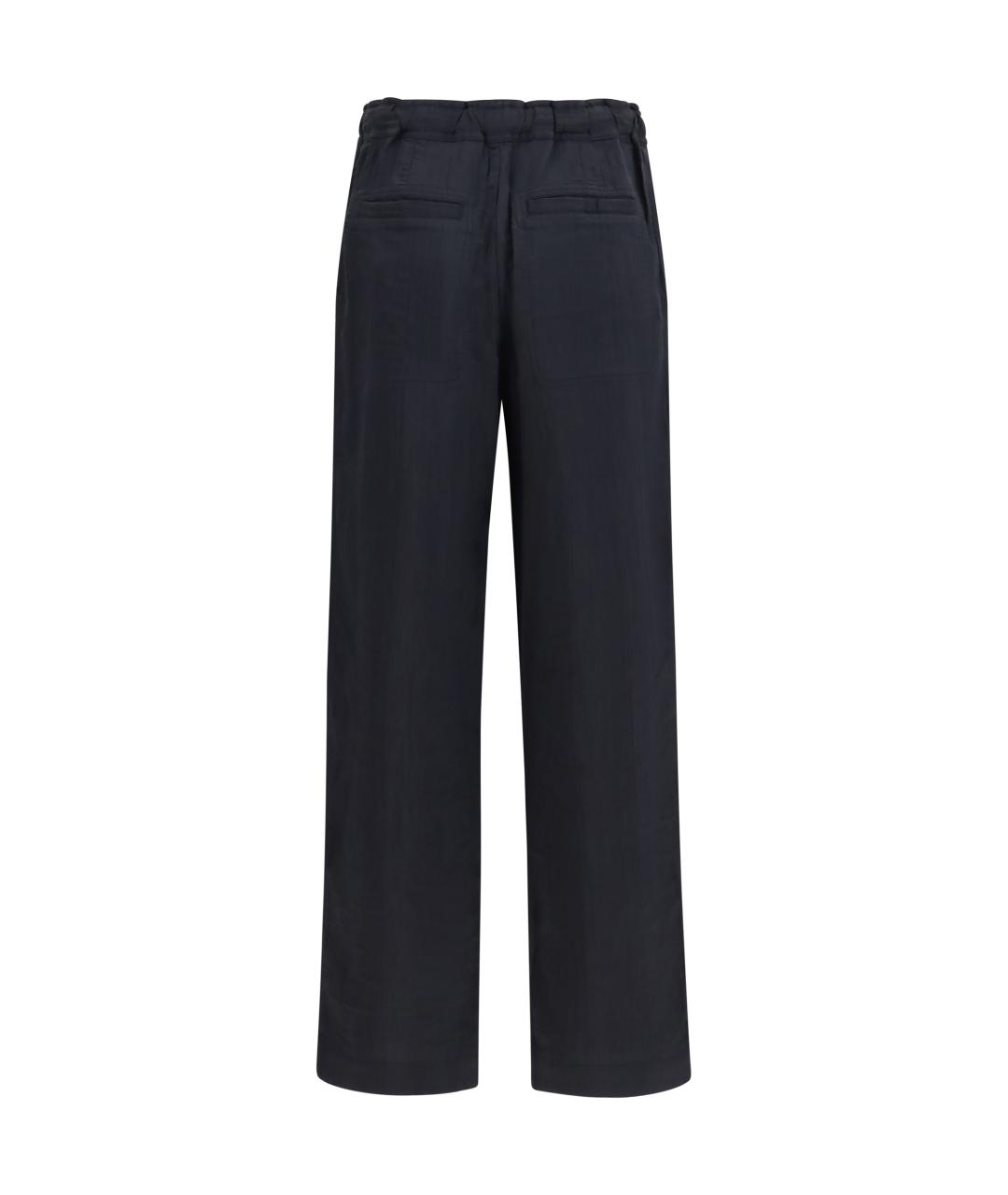 ISABEL MARANT ETOILE Черные прямые брюки, фото 2