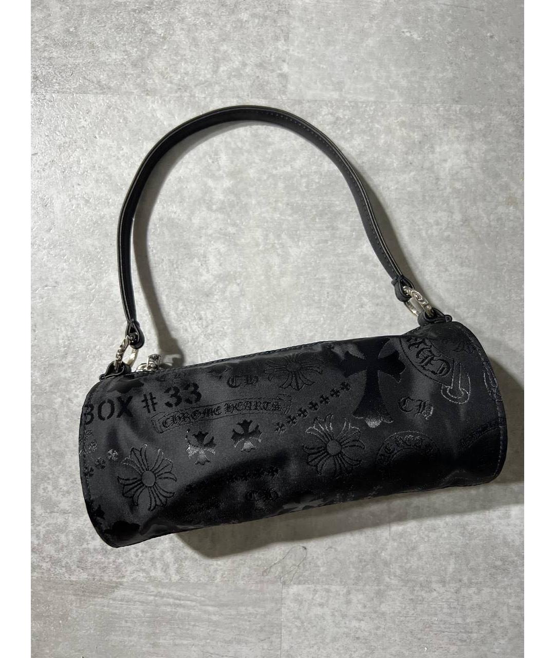 CHROME HEARTS Черная сумка с короткими ручками, фото 2