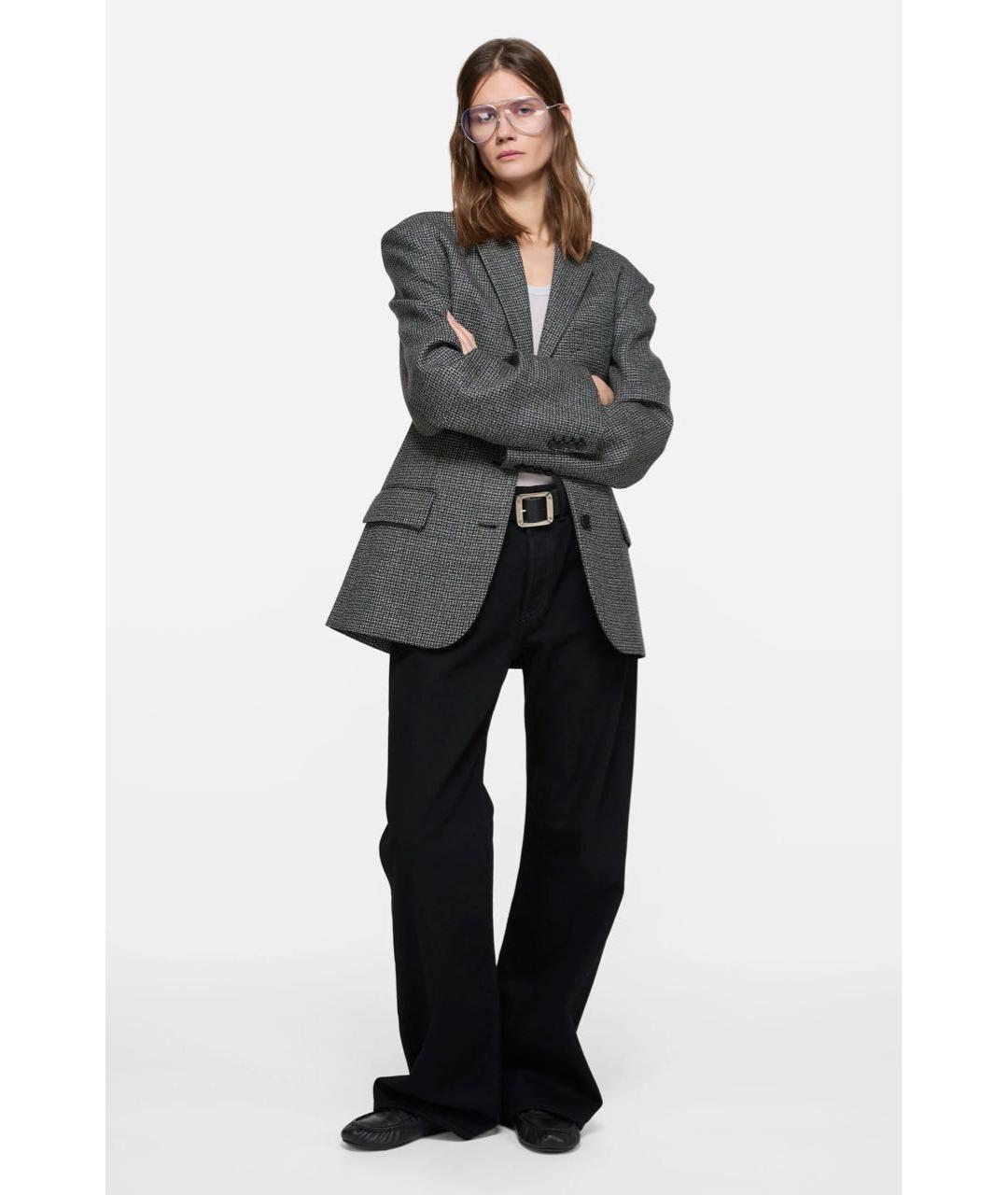 ACNE STUDIOS Коричневые кожаные мокасины, фото 5
