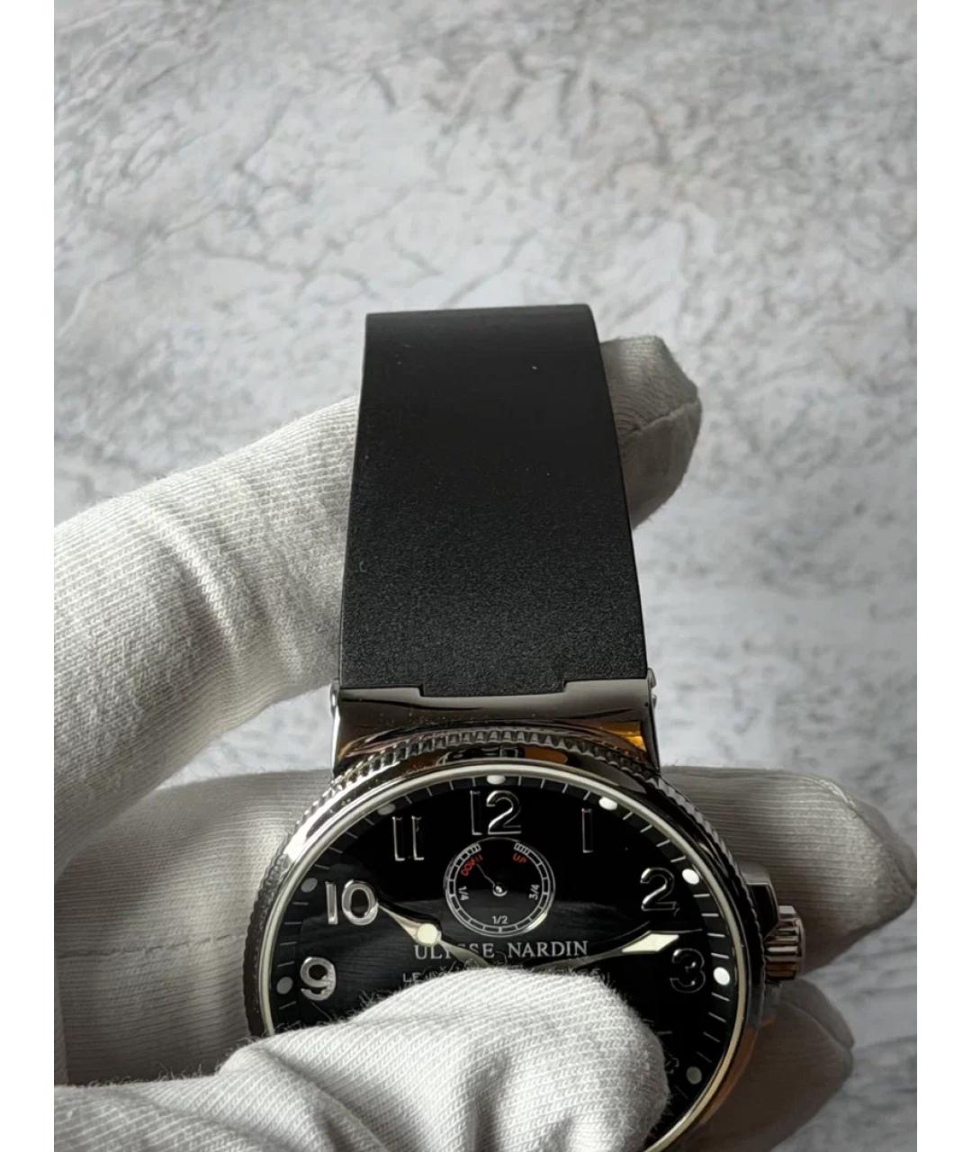Ulysse Nardin Черные металлические часы, фото 5