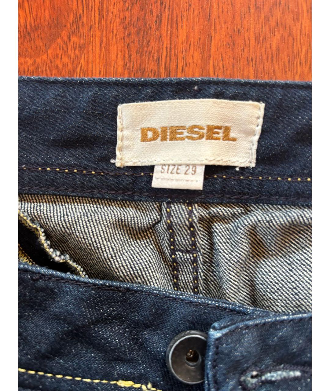 DIESEL Темно-синие хлопковые шорты, фото 3