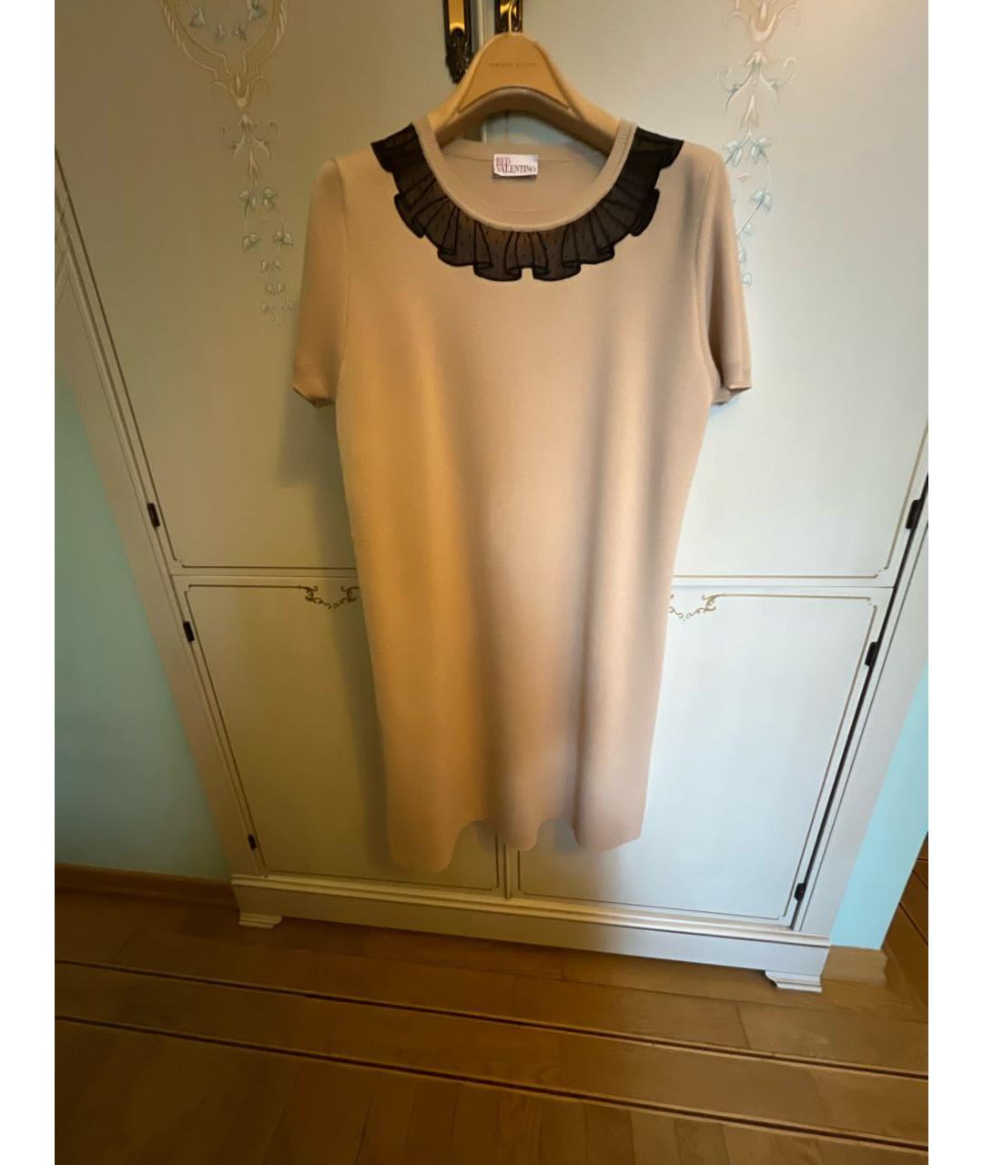 VALENTINO Бежевое платье, фото 5