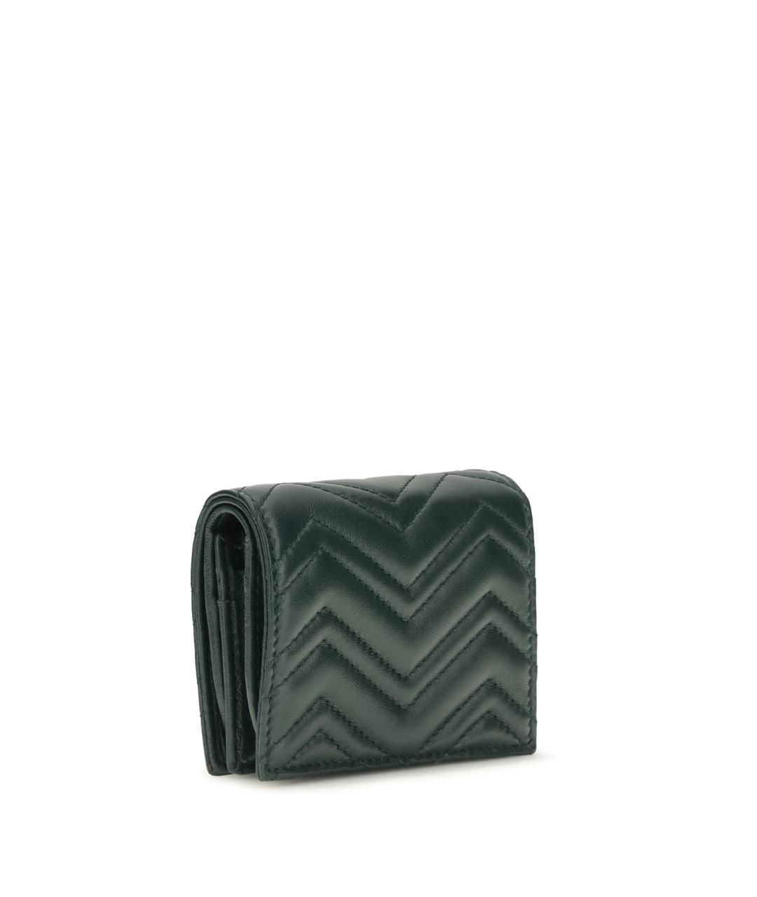 GUCCI Зеленый кожаный кошелек, фото 2