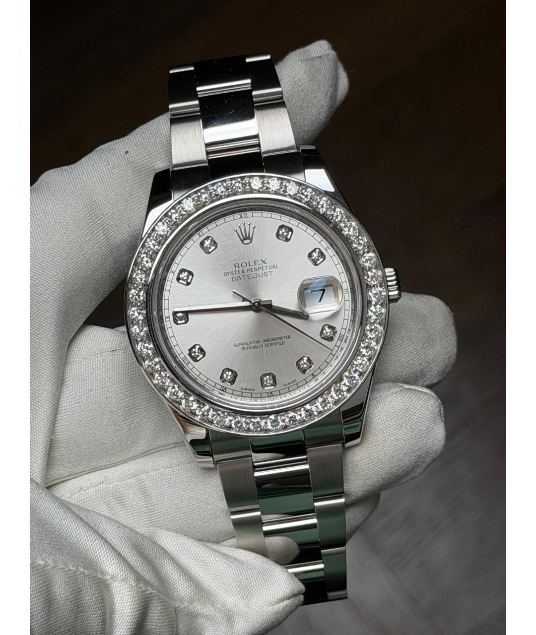 ROLEX Серые часы, фото 2