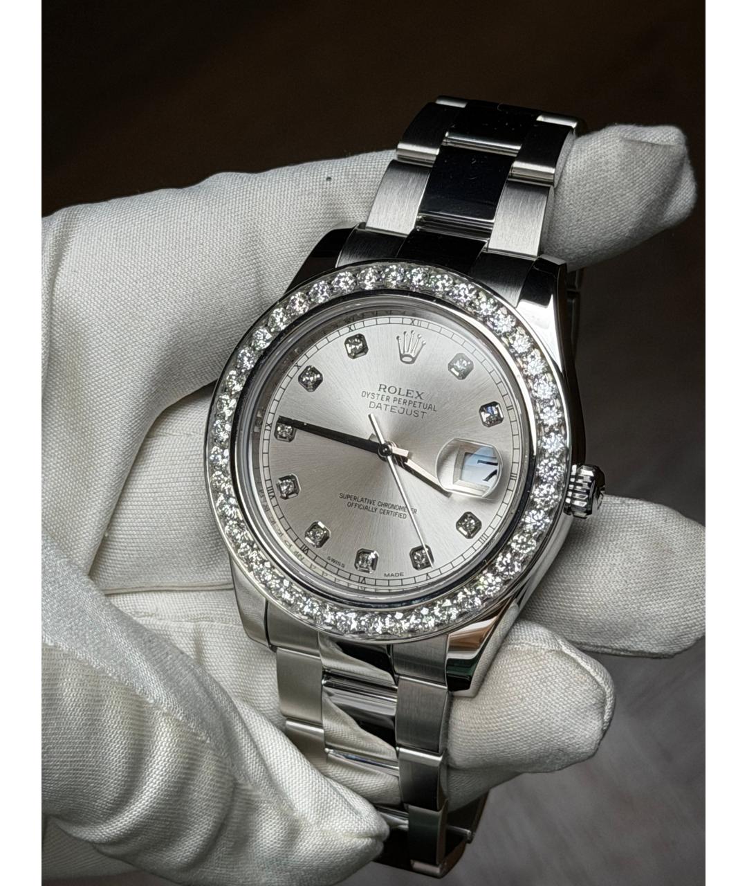 ROLEX Серые часы, фото 3