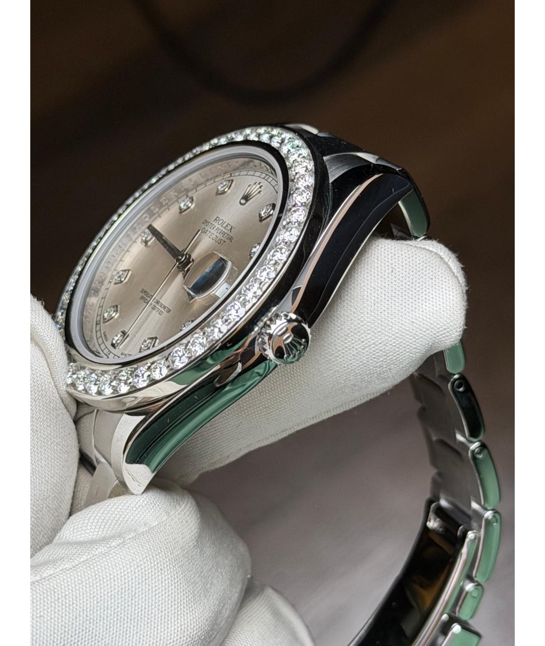 ROLEX Серые часы, фото 5