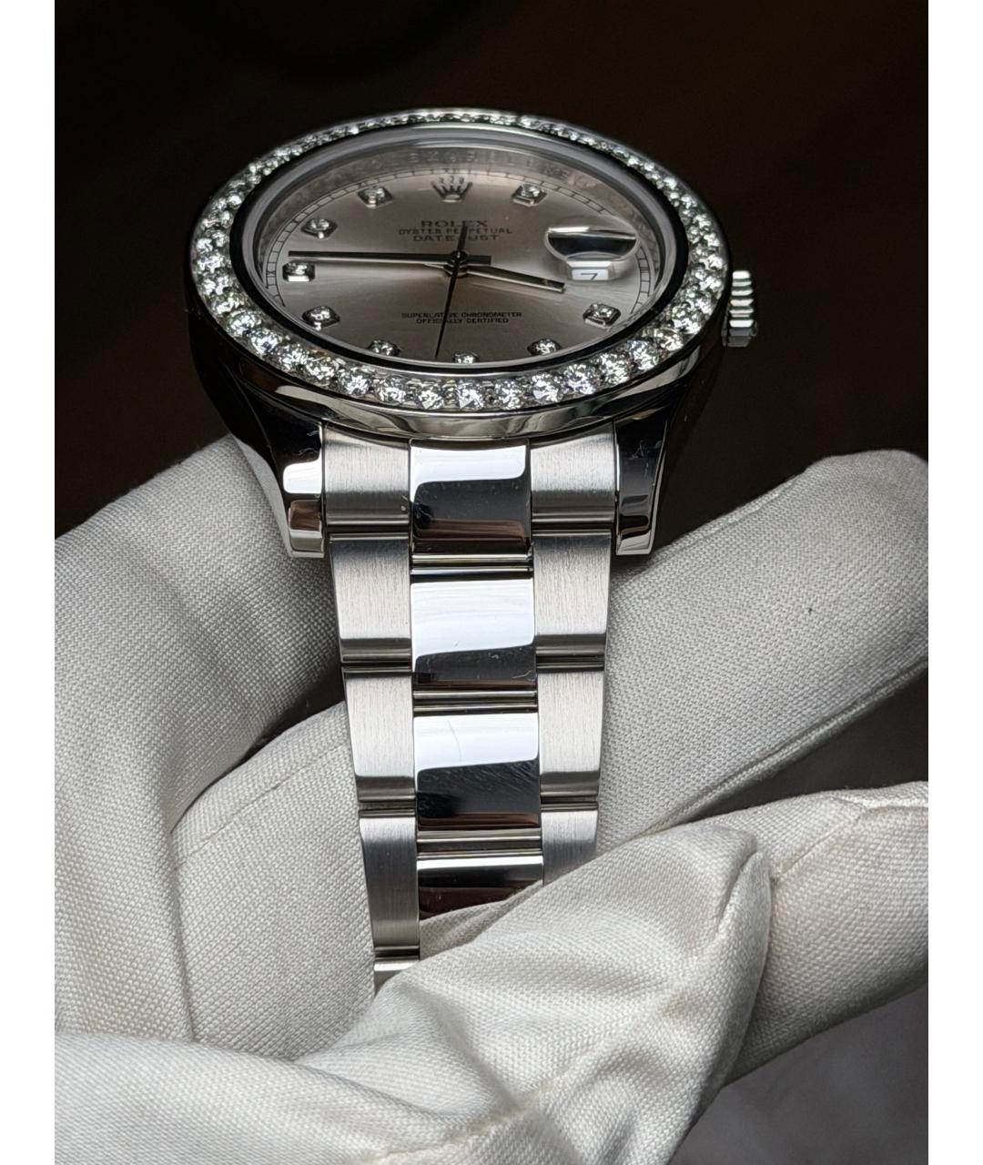 ROLEX Серые часы, фото 8