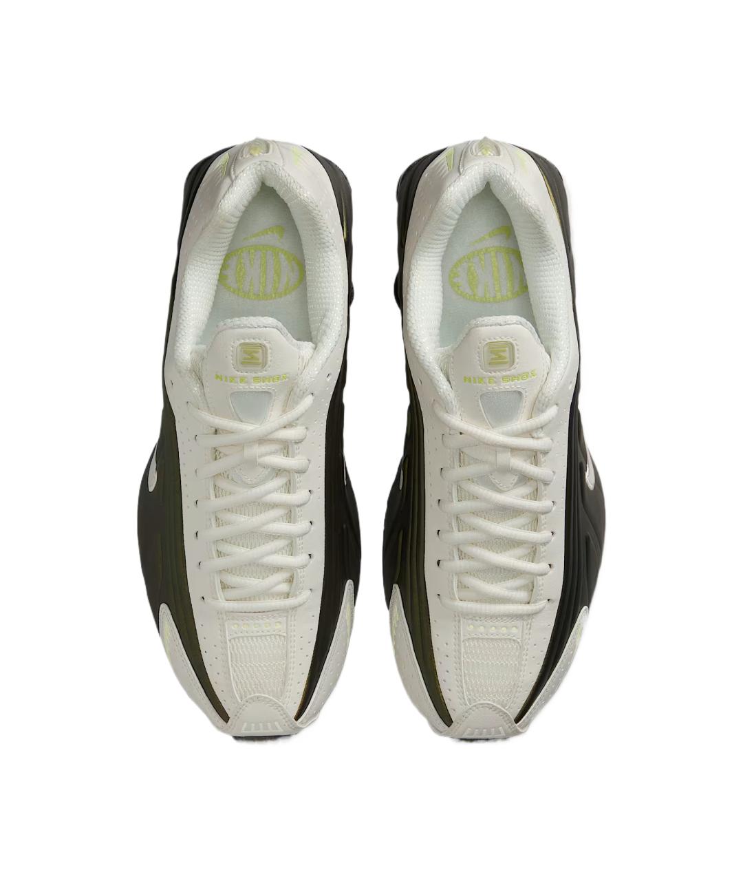 NIKE Зеленые кожаные кроссовки, фото 4
