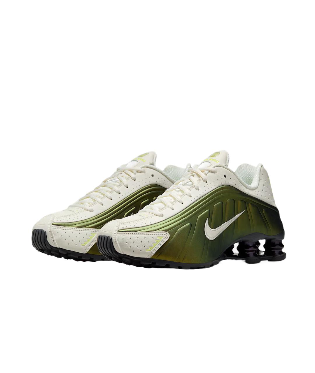NIKE Зеленые кожаные кроссовки, фото 3