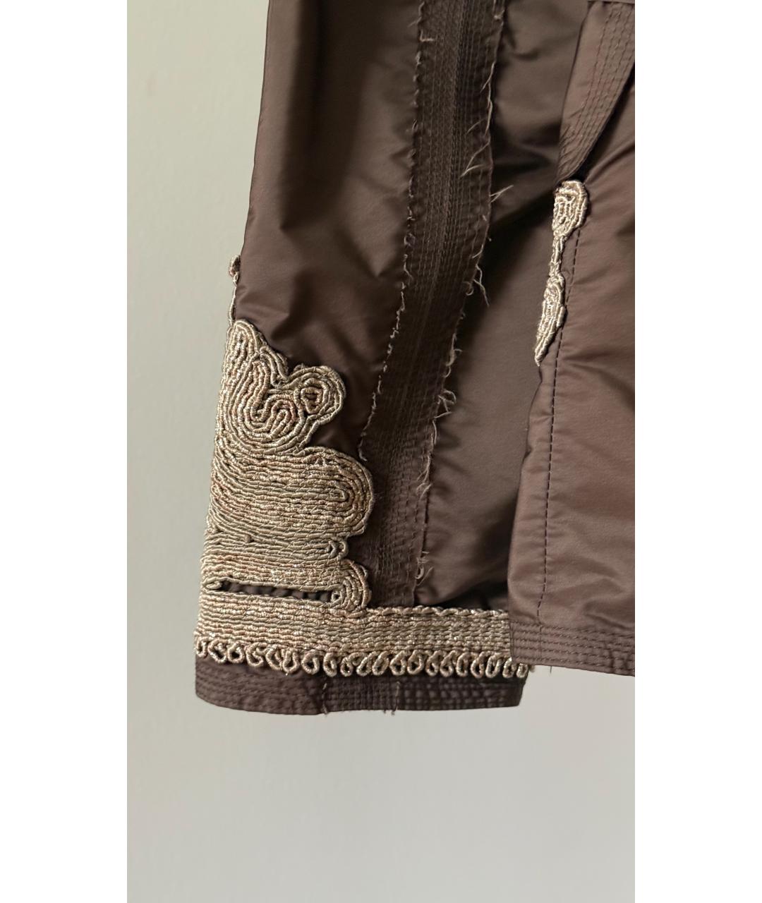 ERMANNO SCERVINO Коричневая куртка, фото 3