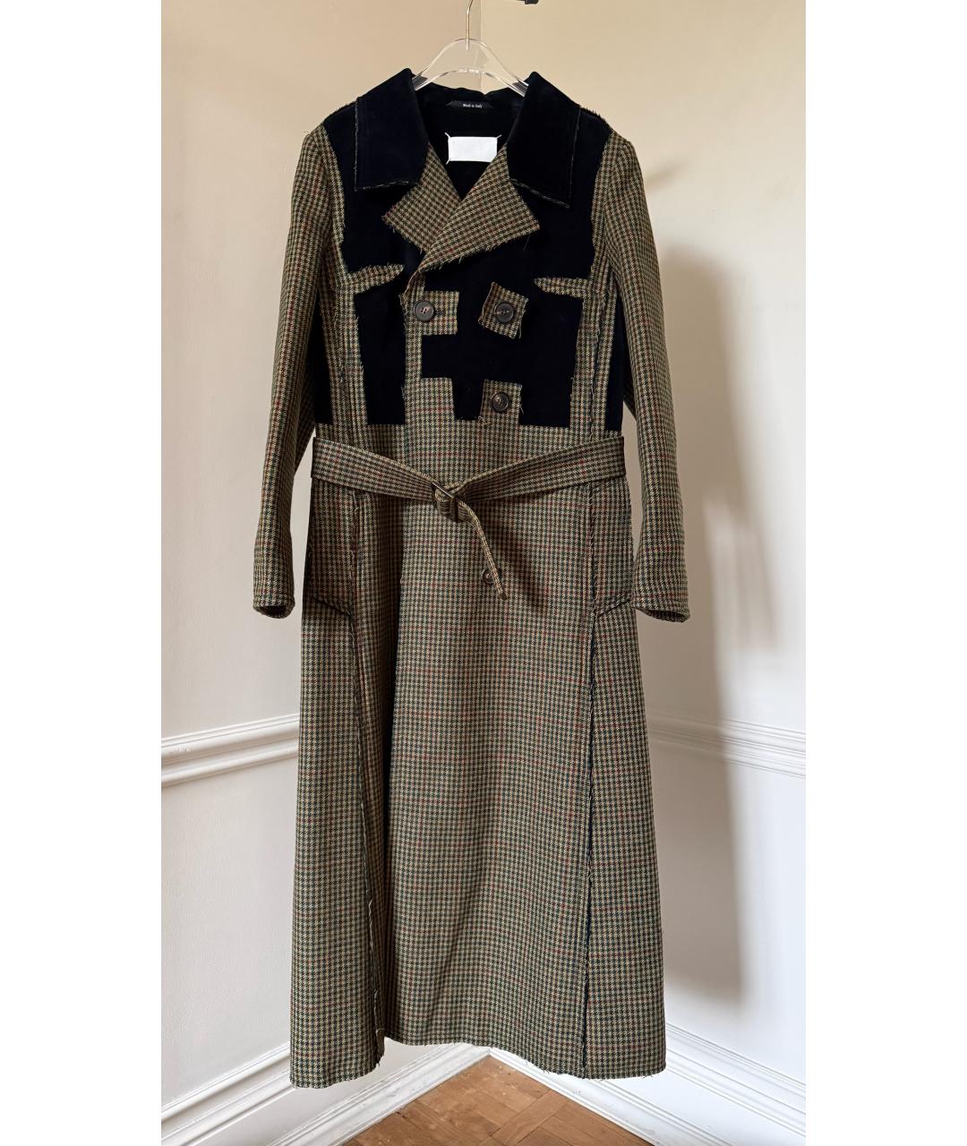MAISON MARGIELA Горчичное пальто, фото 5