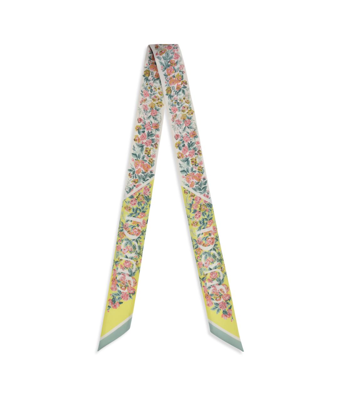 GUCCI Мульти шелковый шарф, фото 1