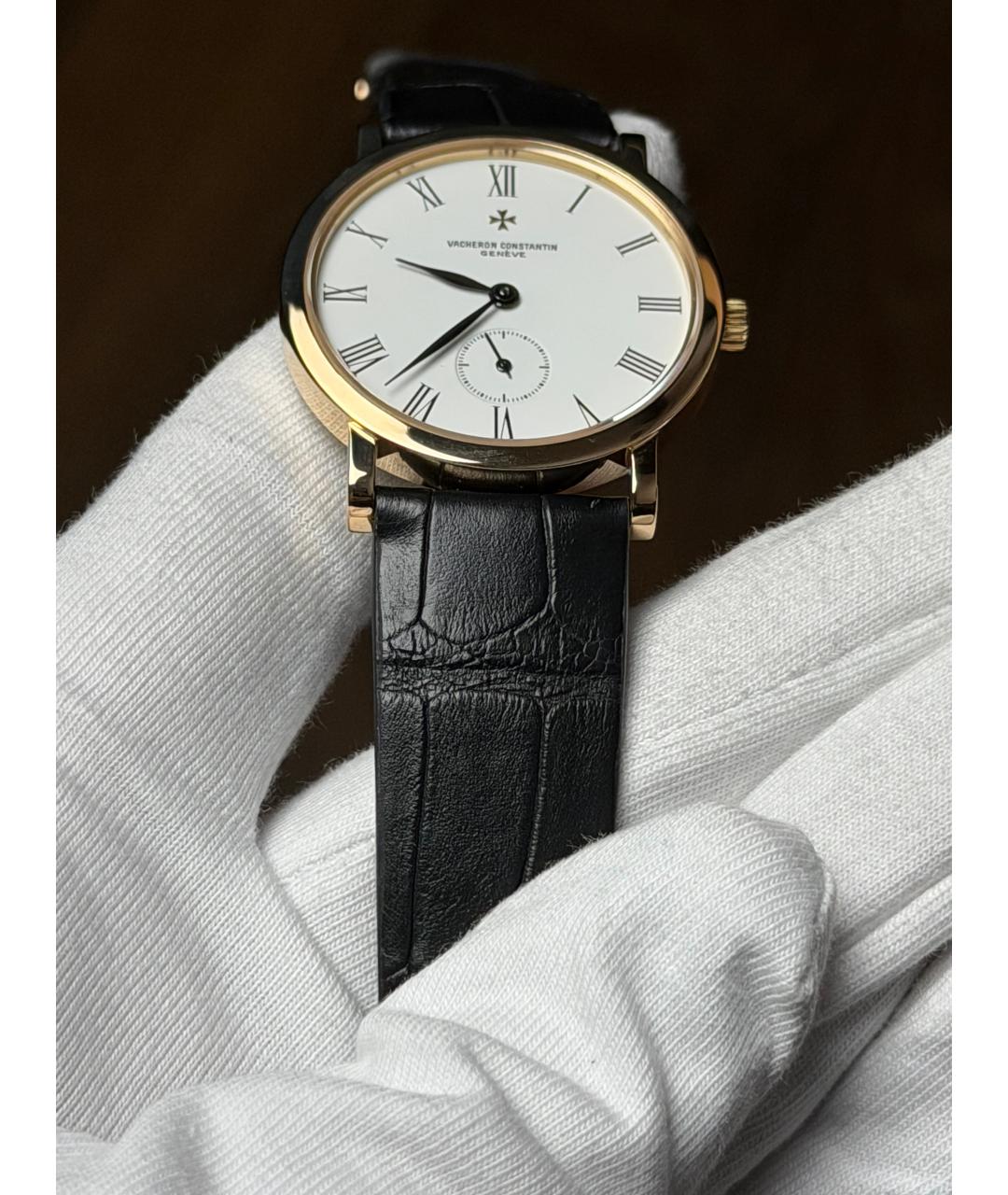 VACHERON CONSTANTIN Белые часы из желтого золота, фото 5