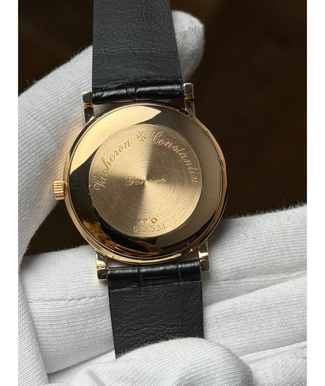 VACHERON CONSTANTIN Белые часы из желтого золота, фото 6