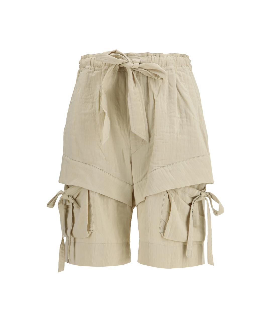 ISABEL MARANT ETOILE Бежевые вискозные шорты, фото 1