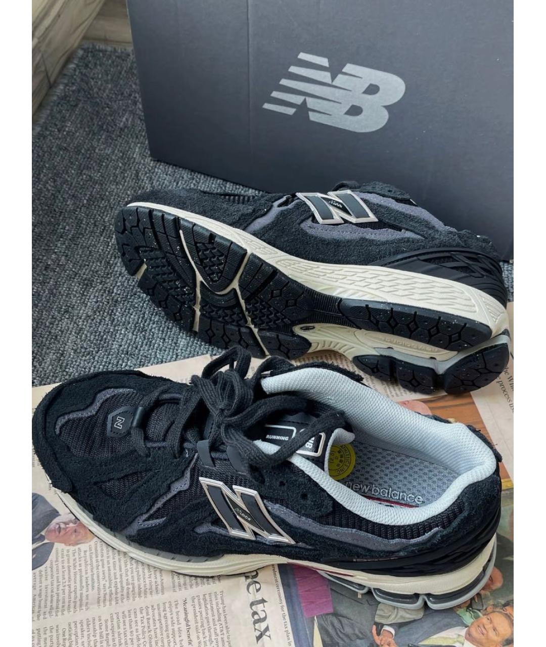 NEW BALANCE Черные текстильные кроссовки, фото 5
