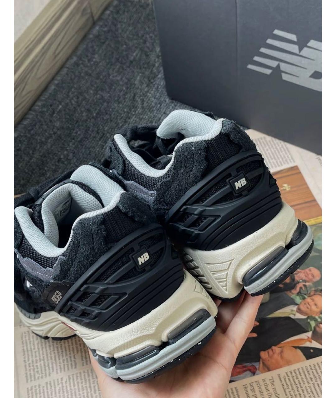 NEW BALANCE Черные текстильные кроссовки, фото 6
