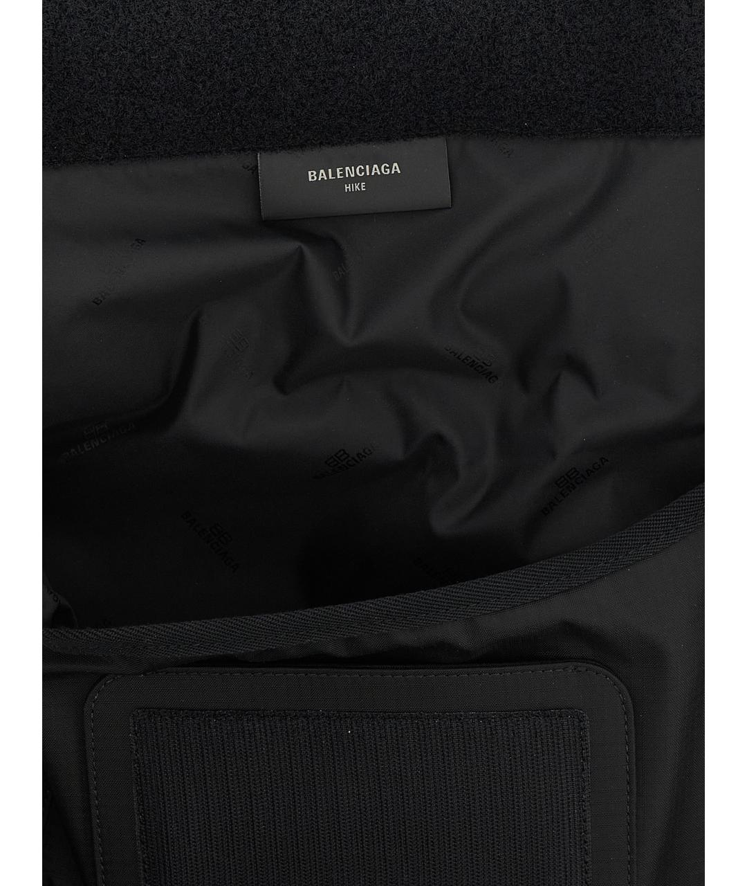 BALENCIAGA Черный синтетический рюкзак, фото 4