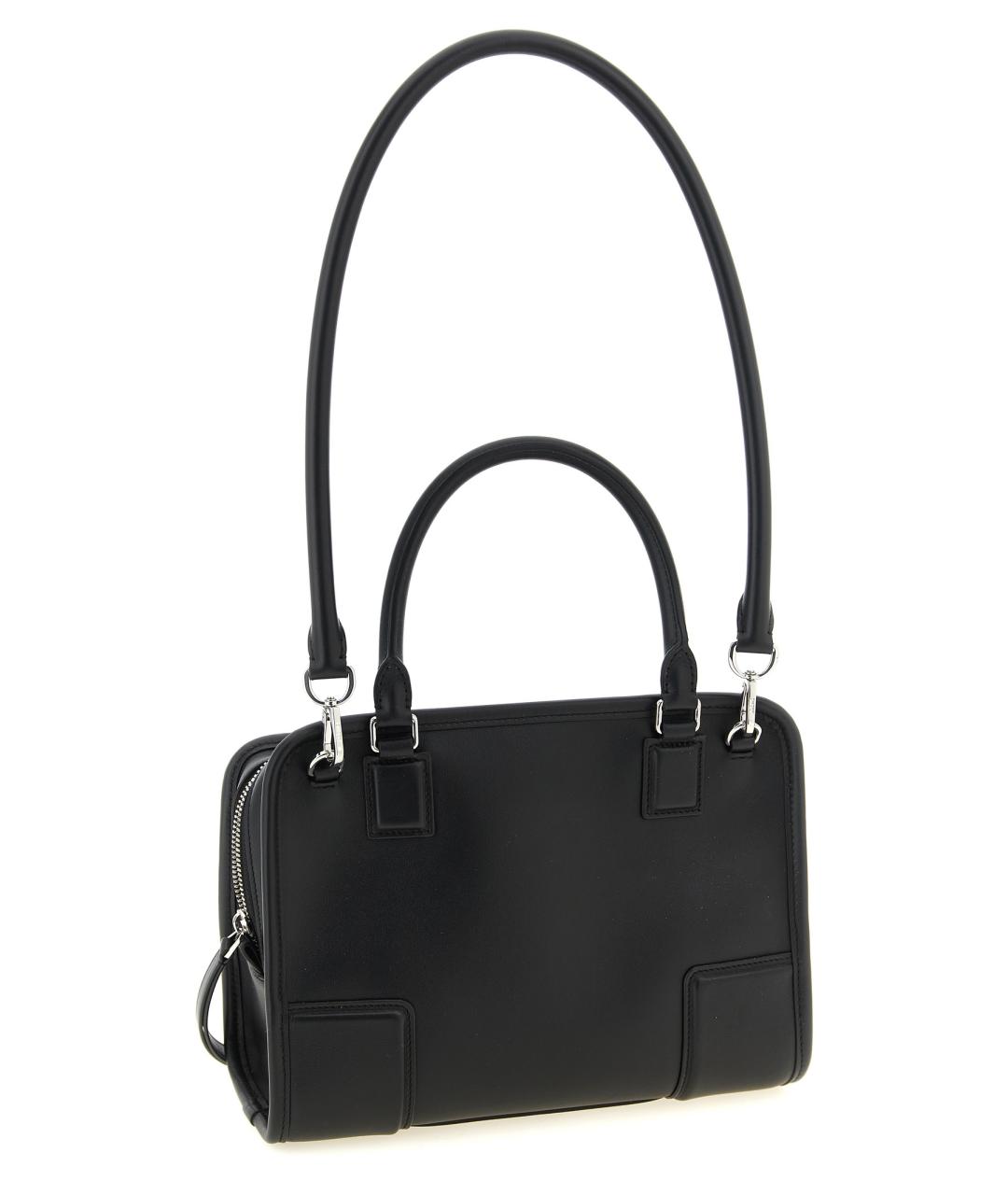 LOEWE Черная кожаная сумка тоут, фото 2