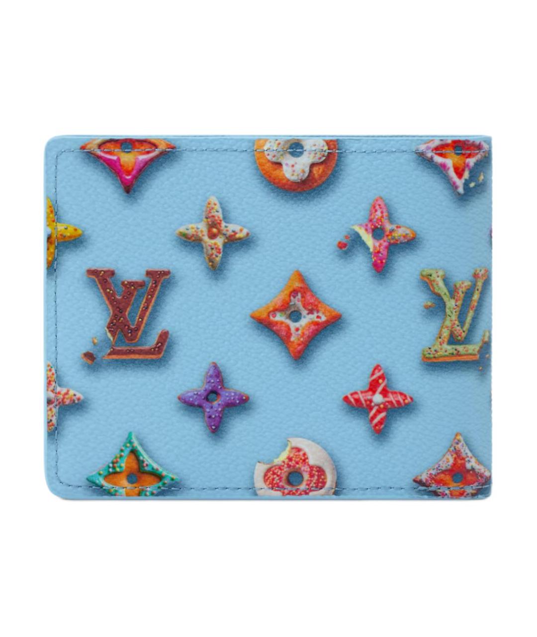 LOUIS VUITTON Голубой кошелек, фото 3