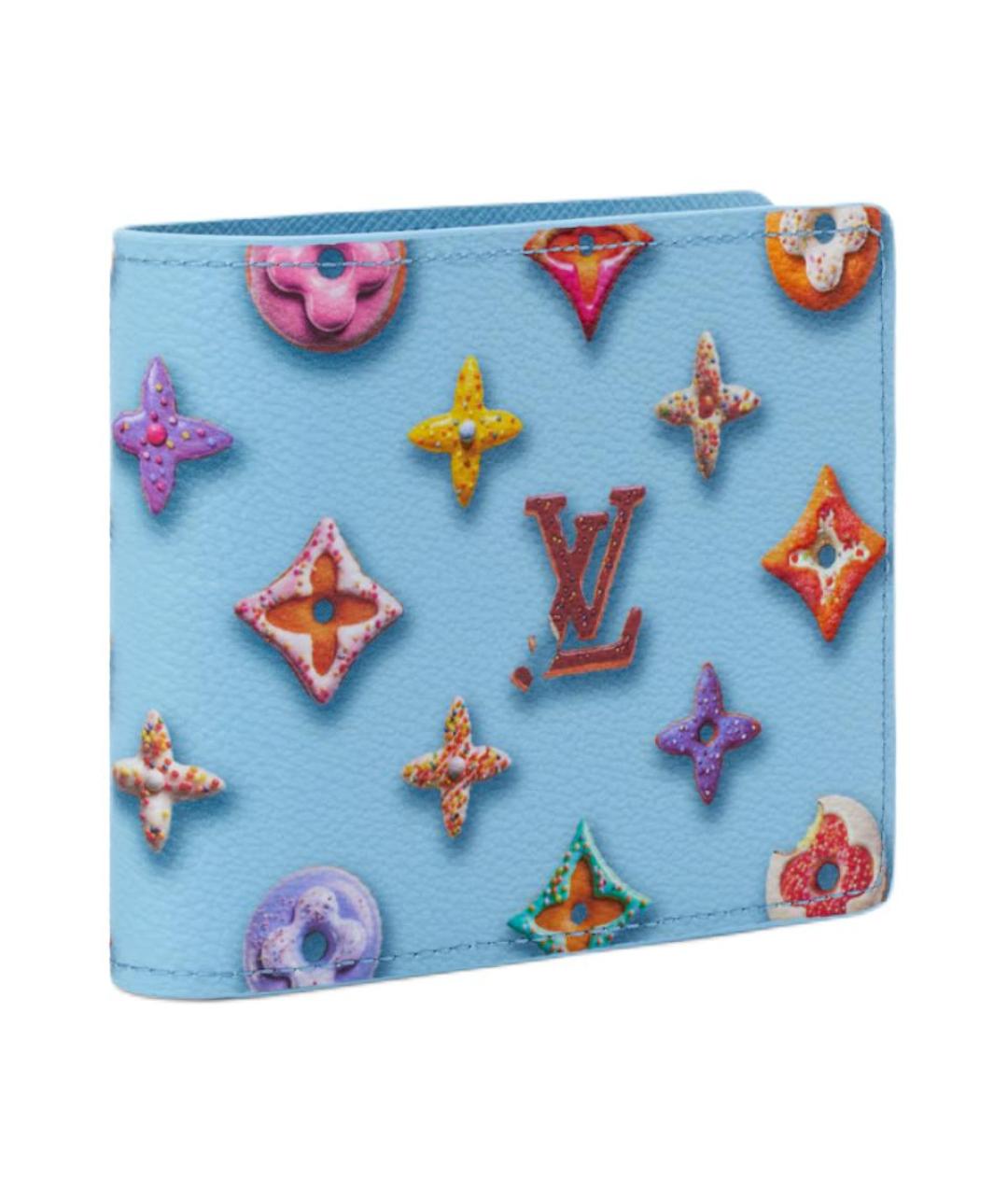 LOUIS VUITTON Голубой кошелек, фото 2