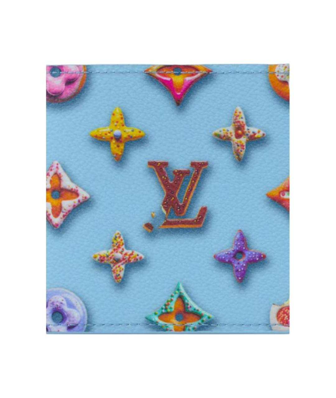 LOUIS VUITTON Голубой кошелек, фото 5