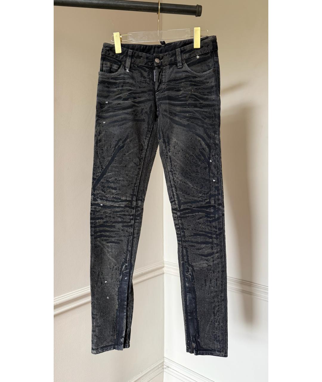 DSQUARED2 Черные прямые джинсы, фото 6