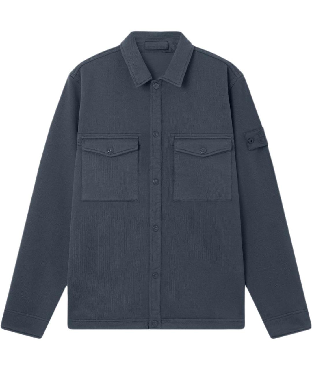 STONE ISLAND Синяя классическая рубашка, фото 1