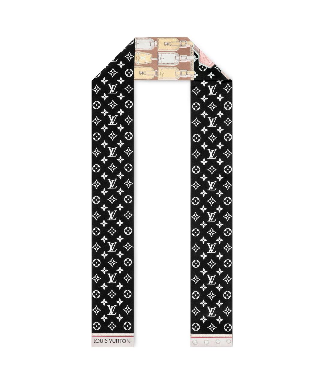LOUIS VUITTON Мульти шелковый шарф, фото 2