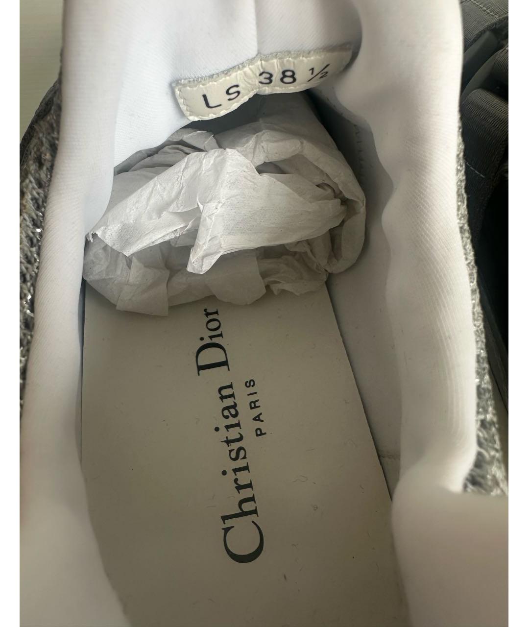 CHRISTIAN DIOR Серые кроссовки, фото 5