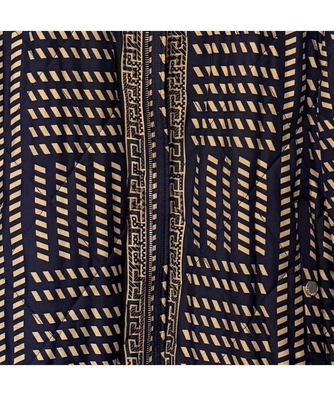 VERSACE Темно-синяя шелковая куртка, фото 4