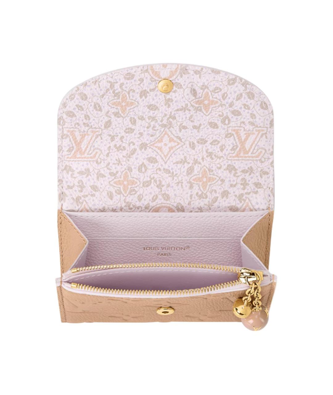 LOUIS VUITTON Бежевый кошелек, фото 4