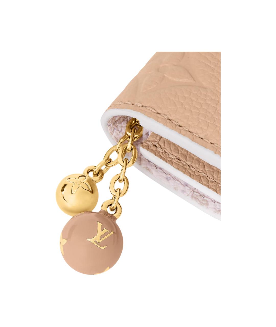 LOUIS VUITTON Бежевый кошелек, фото 5