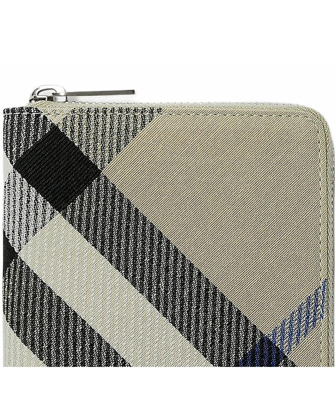 BURBERRY Хаки кошелек, фото 5