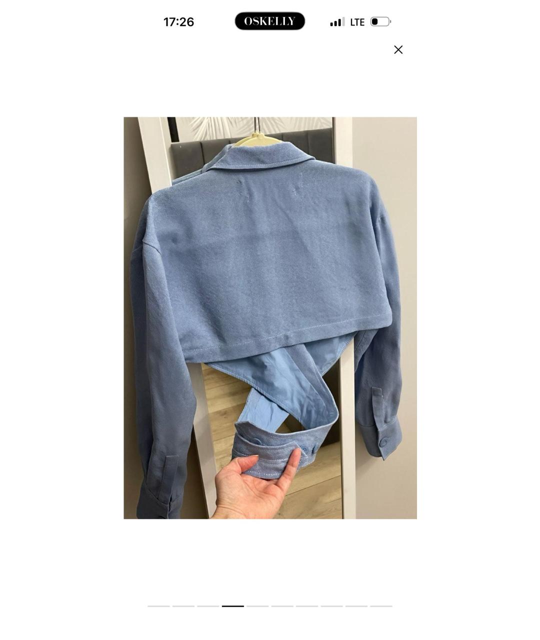 JACQUEMUS Голубая рубашка, фото 2