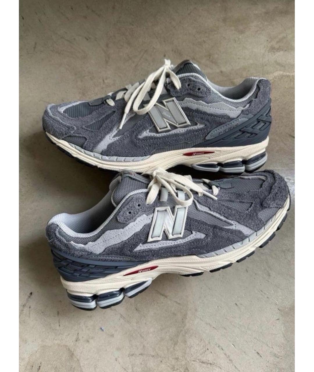 NEW BALANCE Серые текстильные кроссовки, фото 2