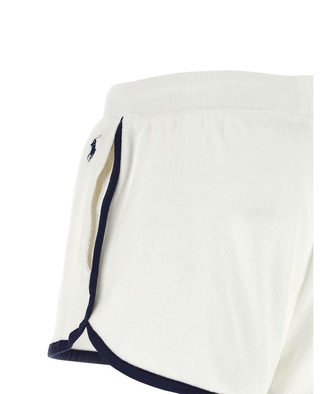 POLO RALPH LAUREN Белые хлопковые шорты, фото 3
