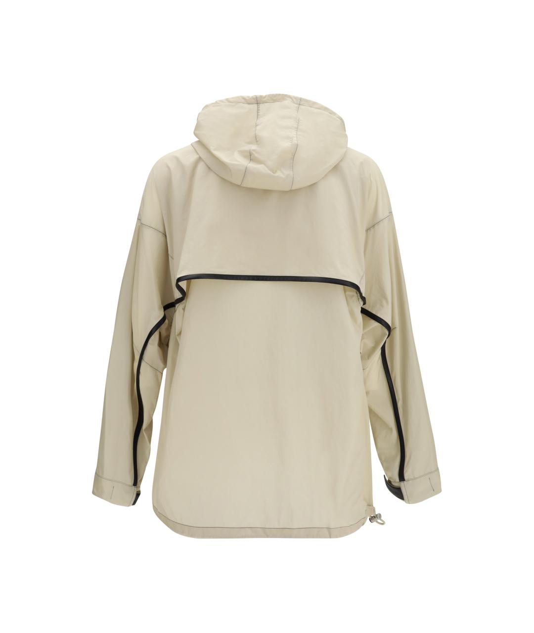 LOEWE Бежевая синтетическая куртка, фото 2