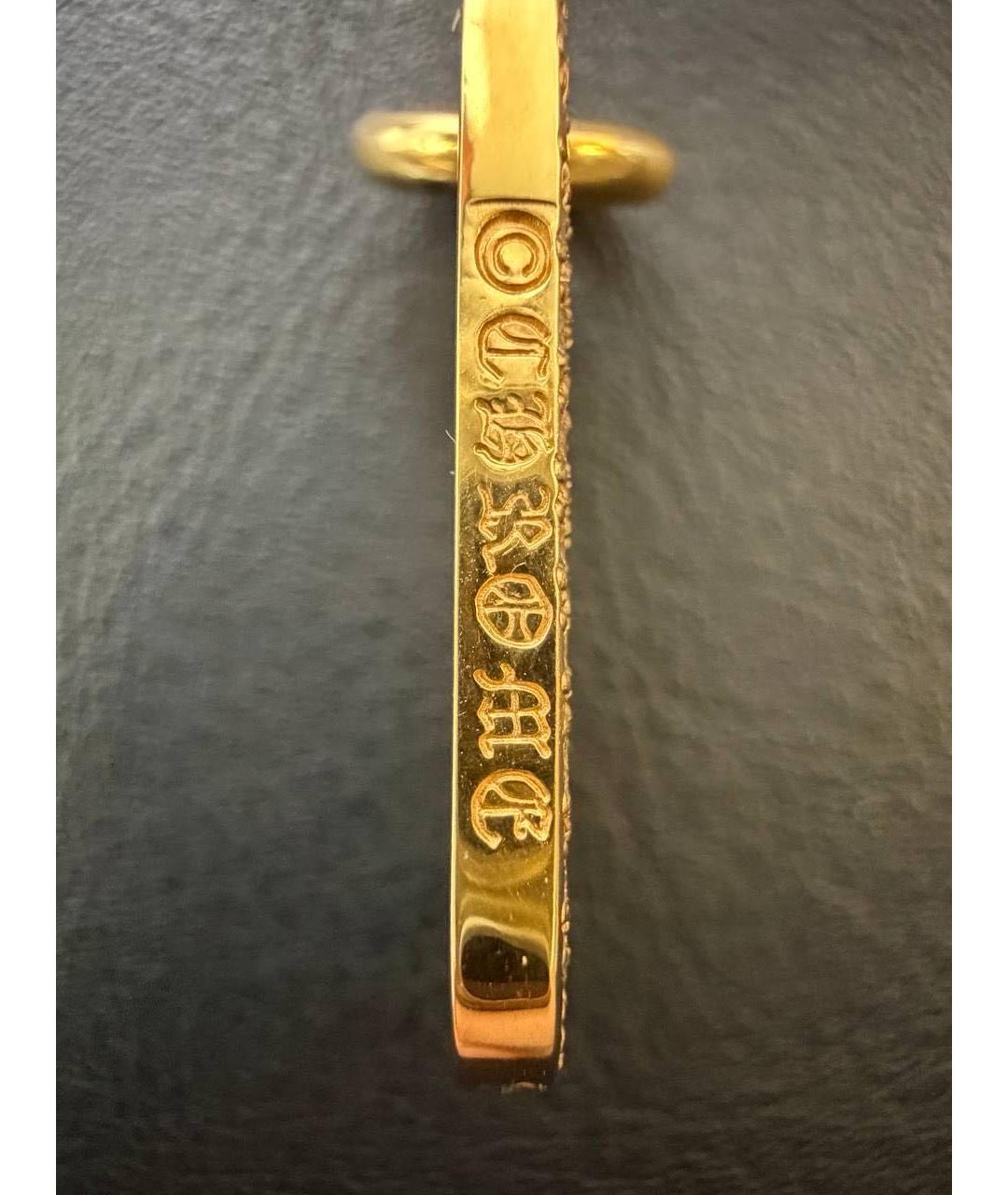 CHROME HEARTS Золотая цепочка/подвеска из желтого золота, фото 6