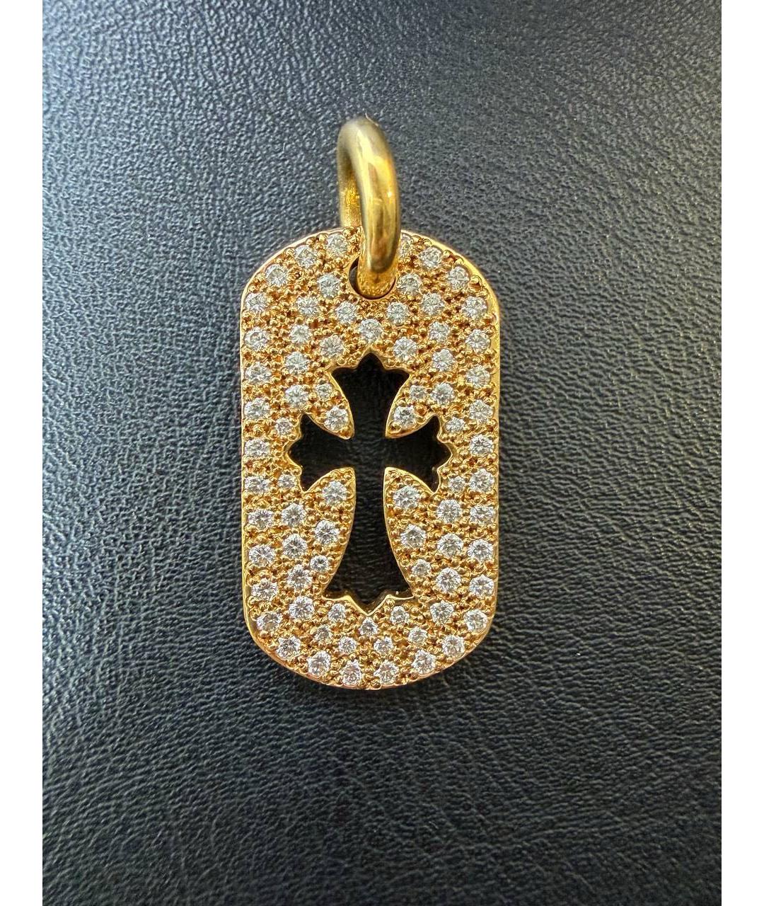 CHROME HEARTS Золотая цепочка/подвеска из желтого золота, фото 5