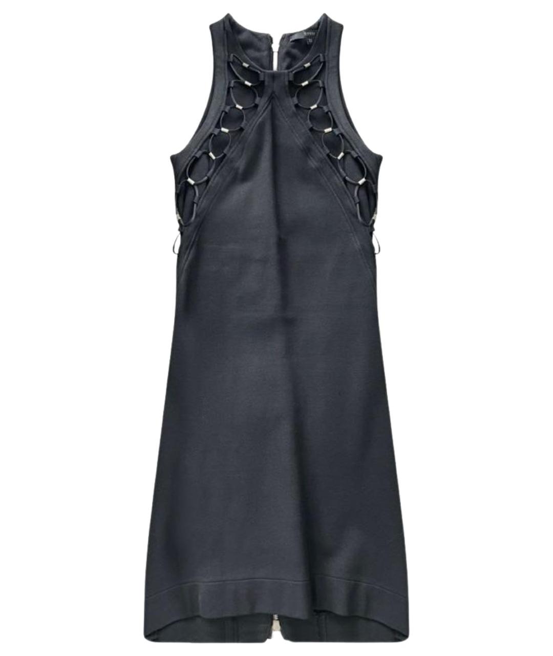 GUCCI Черное вискозное платье, фото 1