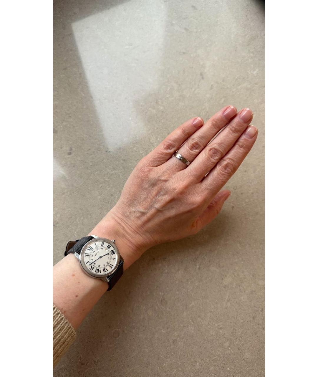 CARTIER Белые часы, фото 4