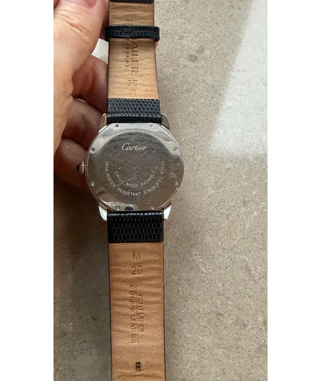 CARTIER Белые часы, фото 2