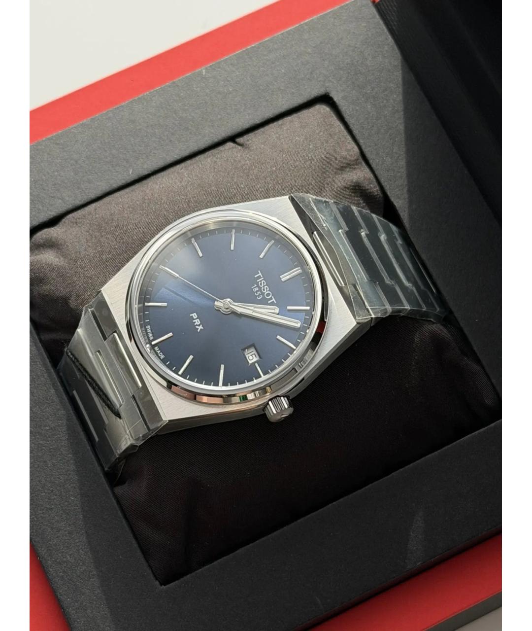 TISSOT Синие стальные часы, фото 2