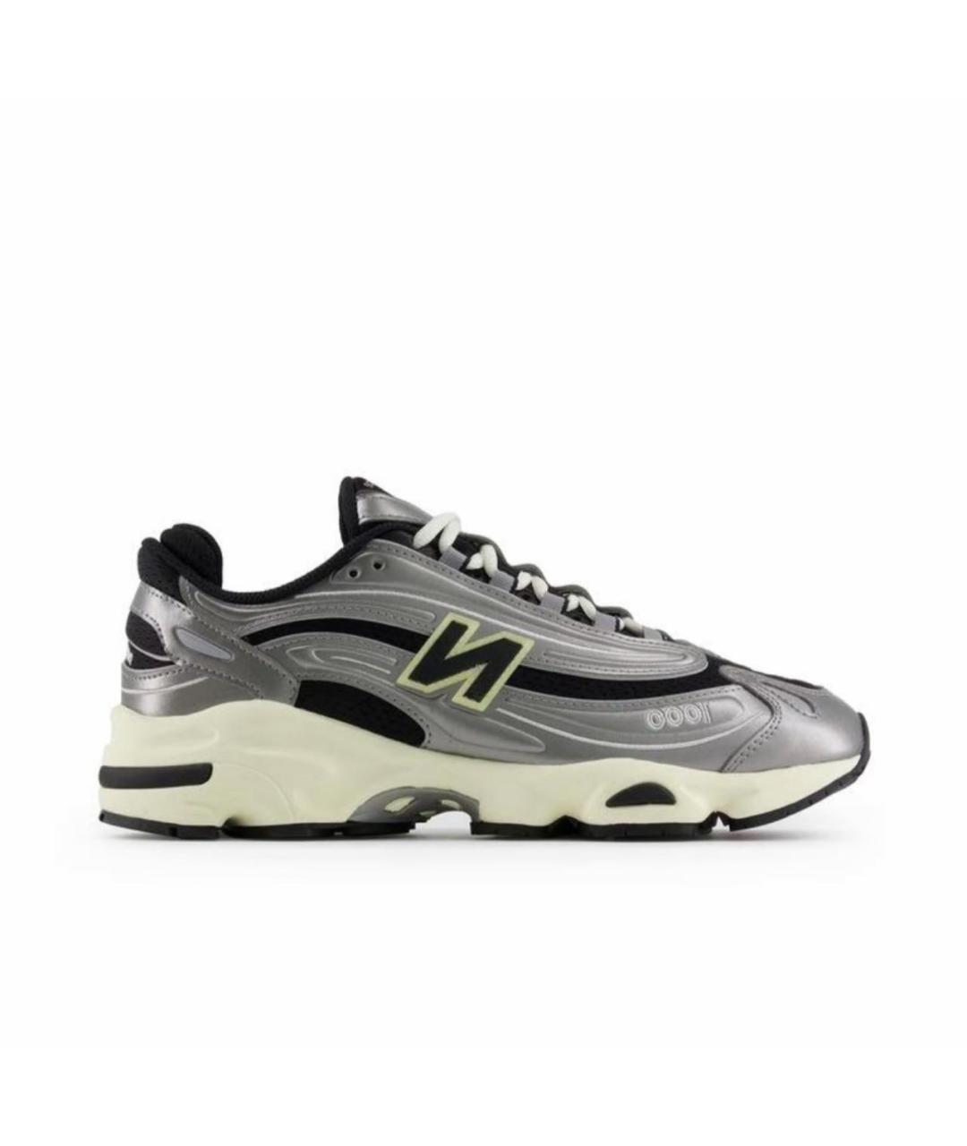 NEW BALANCE Серебряные низкие кроссовки / кеды, фото 1